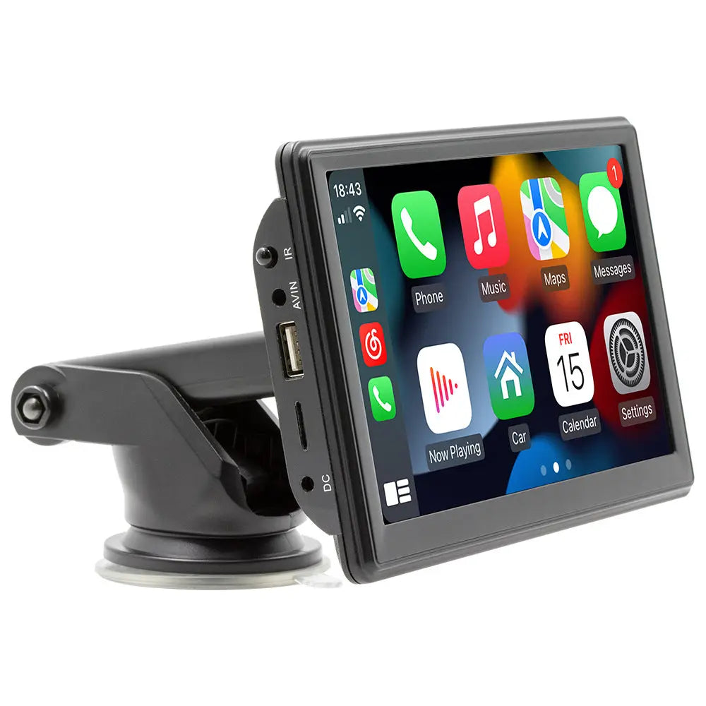 7 Inch Portable Car Display with CarPlay and Backup Camera Park it