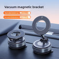 Vacuum epoxy resin adsorption magnetic car mobile phone stand Park it